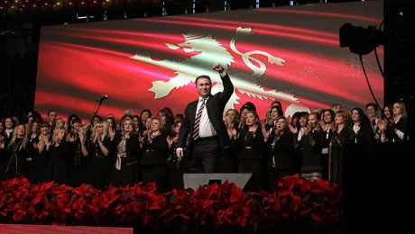 На ланскиот конгрес на Жените на ВМРО-ДПМНЕ Груевски тврдеше дека нема да дозволи техничка влада и нови избори. По овој говор пак се очекува дека ќе му горат ушите од реакциите на Брисел и Вашингтон