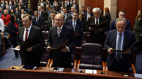 Новата техничка Влада положи заклетва, без министрите од СДСМ