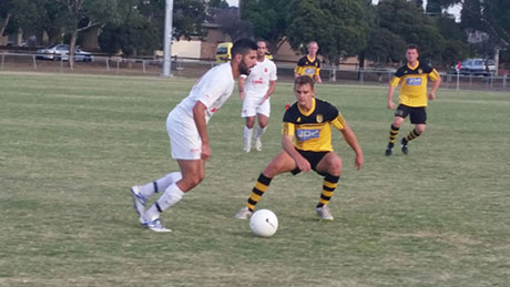 Момент од средбата Престон Македонија и Санбори